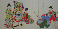 徳川時代　貴婦人の図